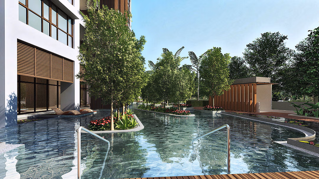 Infinity Pool di 1 Park Avenue Jakarta Selatan